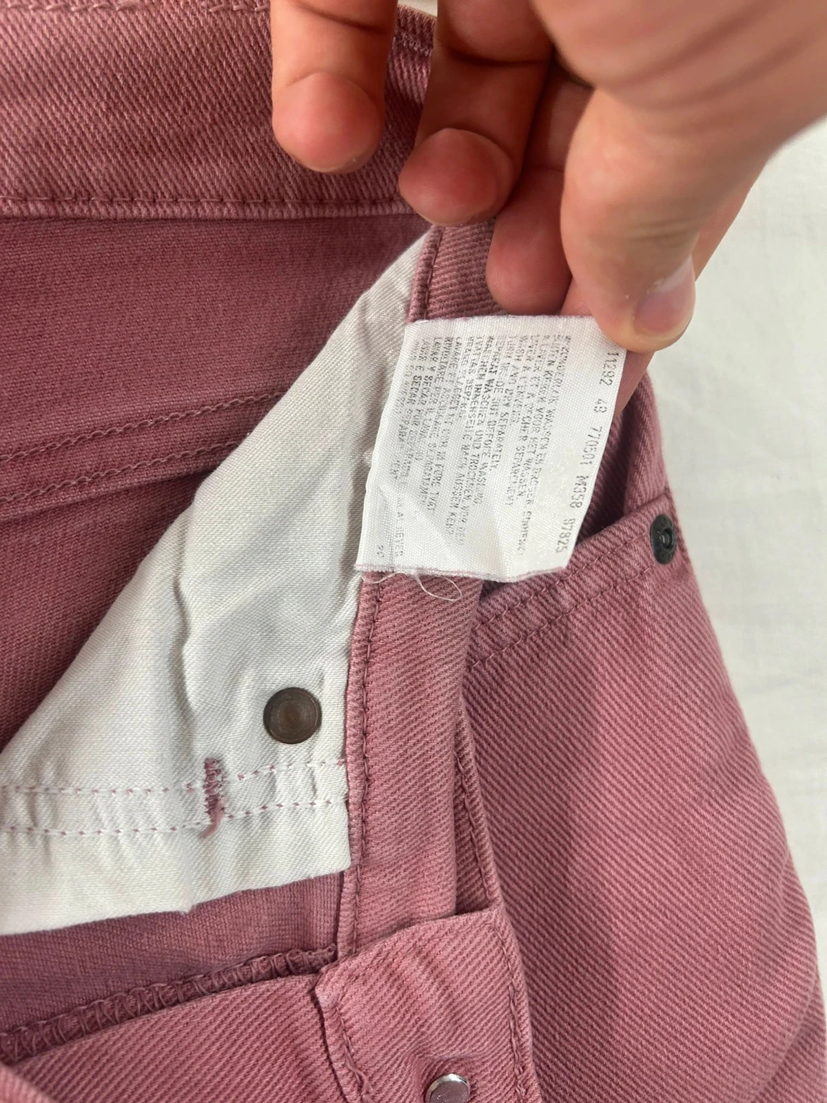 Roze Lila Maverick rechte spijkerbroek w32 l31 – photo 13